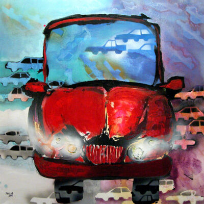 Automarino. 100 x 100 Acrlico sobre tela. 2004